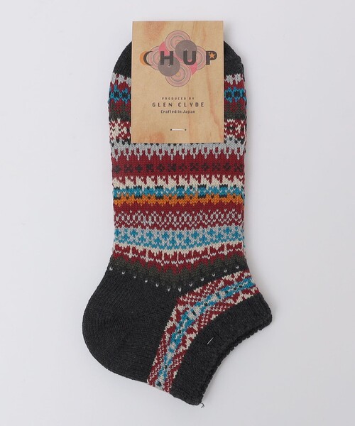 SHIPS（シップス）の「CHUP: SNEACHTA ANKLE SOCKS（ソックス/靴下・メンズ・グリーン/ネイビー/グレー・ONE SIZE）」の2枚目の写真