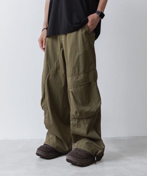 lownn CARGO TROUSERS 秋　トラウザー　パンツ THE WORLD CARGO」コンバットトラウザーカーゴパンツ ウィメンズ