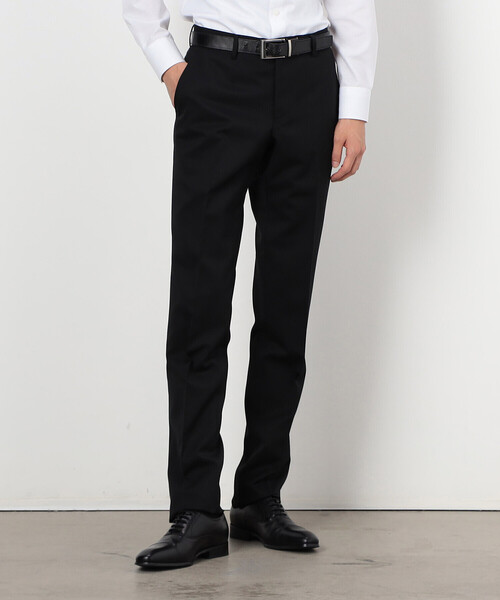 COMME CA ISM(コムサイズム)の「【セットアップ対応】ポリエステル ウール ギャバ パンツ(スーツパンツ・メンズ・グレー/ブラック・SMALL/MEDIUM/LARGE/X-SMALL/X-LARGE)」の8枚目の写真