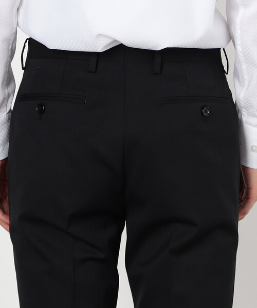 COMME CA ISM(コムサイズム)の「【セットアップ対応】ポリエステル ウール ギャバ パンツ(スーツパンツ・メンズ・グレー/ブラック・SMALL/MEDIUM/LARGE/X-SMALL/X-LARGE)」の13枚目の写真