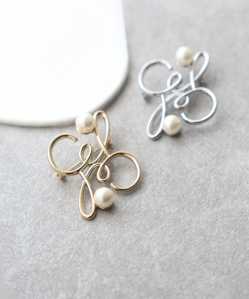 BLUEEAST（ブルーイースト）の「パール付きニュアンスモチーフブローチ（ブローチ/コサージュ・レディース・シルバー/ゴールド・FREE）」の13枚目の写真