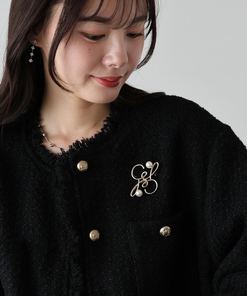 BLUEEAST（ブルーイースト）の「パール付きニュアンスモチーフブローチ（ブローチ/コサージュ・レディース・シルバー/ゴールド・FREE）」の6枚目の写真