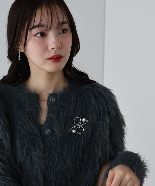 BLUEEAST（ブルーイースト）の「パール付きニュアンスモチーフブローチ（ブローチ/コサージュ・レディース・シルバー/ゴールド・FREE）」の9枚目の写真