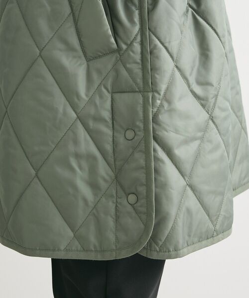 Green Parks（グリーンパークス）の「リブスタンドキルティングコート