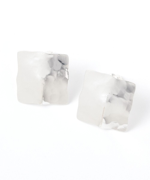 niko and...（ニコアンド）の「メタルスクエアイヤリング（イヤリング・レディース・グレー/イエロー・0）」の6枚目の写真