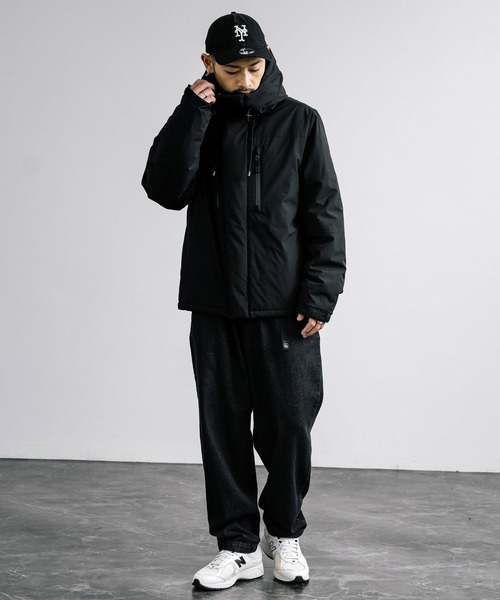 Rocky Monroe（ロッキーモンロー）の「オーバーサイズ 切替 中綿入りファイバーダウンフードジャケット（ダウンジャケット/コート・メンズ・ブルー/ダークグレー/ブラック・LL/L/M）」の8枚目の写真