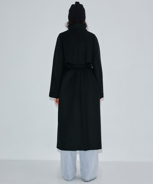 アシメオーバーヨークコート（チェスターコート）｜PUBLIC TOKYO