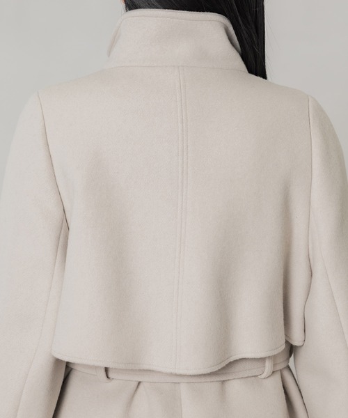 アシメオーバーヨークコート（チェスターコート）｜PUBLIC TOKYO