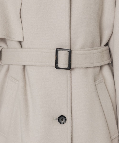 アシメオーバーヨークコート（チェスターコート）｜PUBLIC TOKYO