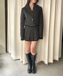 【AnyFood Universe】 ストライプミニスカート UNI24a049