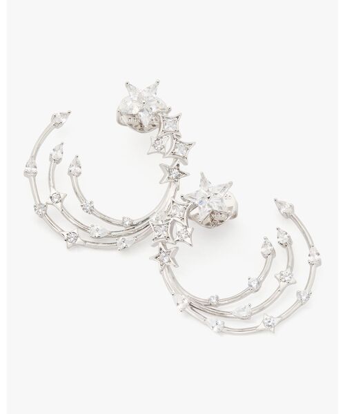 コスモス バイパス フープ(ピアス(両耳用))|kate spade new york(ケイトスペード ニューヨーク) コスモス バイパス フープ(ピアス(両耳用))|kate spade new york(ケイトスペード ニューヨーク)