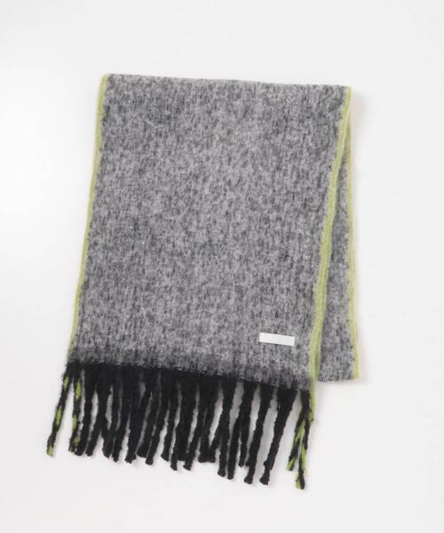 SENSE OF PLACE by URBAN RESEARCH（センスオブプレイスバイアーバンリサーチ）の「ミックスボリューム大判マフラー（マフラー・メンズ・ブラウン/パープル/グレー・ONE）」の6枚目の写真