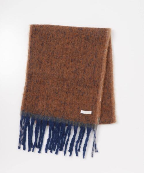 SENSE OF PLACE by URBAN RESEARCH（センスオブプレイスバイアーバンリサーチ）の「ミックスボリューム大判マフラー（マフラー・メンズ・ブラウン/パープル/グレー・ONE）」の17枚目の写真