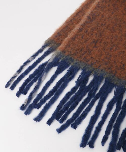 SENSE OF PLACE by URBAN RESEARCH（センスオブプレイスバイアーバンリサーチ）の「ミックスボリューム大判マフラー（マフラー・メンズ・ブラウン/パープル/グレー・ONE）」の18枚目の写真