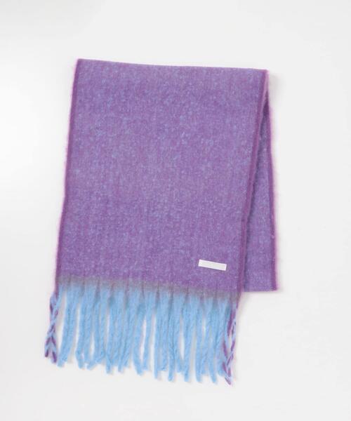 SENSE OF PLACE by URBAN RESEARCH（センスオブプレイスバイアーバンリサーチ）の「ミックスボリューム大判マフラー（マフラー・メンズ・ブラウン/パープル/グレー・ONE）」の19枚目の写真