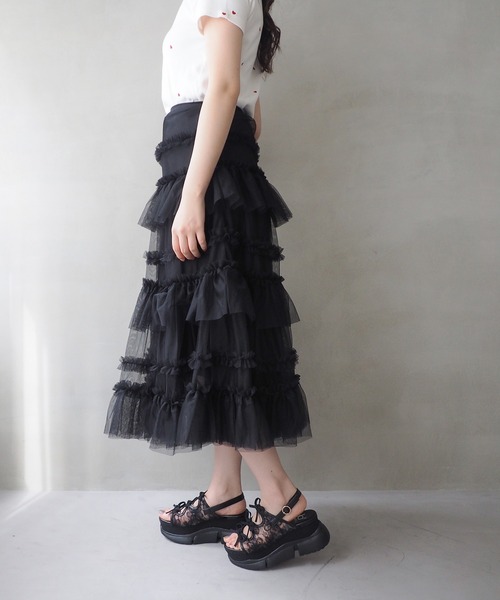 byあしながおじさん（バイアシナガオジサン）の「厚底グリッターリボンサンダル　8990007（サンダル・レディース・ピンク/ブラック/アイボリー/シルバー/ライトブルー/ピンクベージュ/ブラック系その他/オフホワイト・S/M/L/LL）」の20枚目の写真