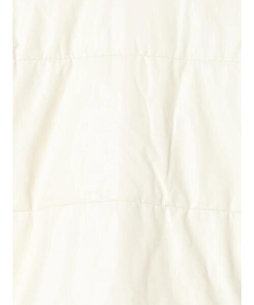 ehka sopo(エヘカソポ)の「2wayエコレザー中綿ジャケット(ノーカラージャケット・レディース・ブラウン/ブラック/オフホワイト・F)」の21枚目の写真