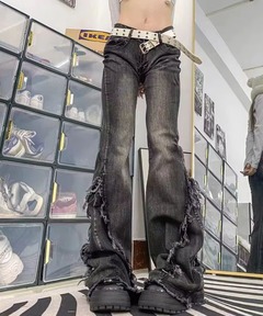 ウォッシュクロスフレアデニム（デニムパンツ）｜ZIPPER CLUB（ZIPPER