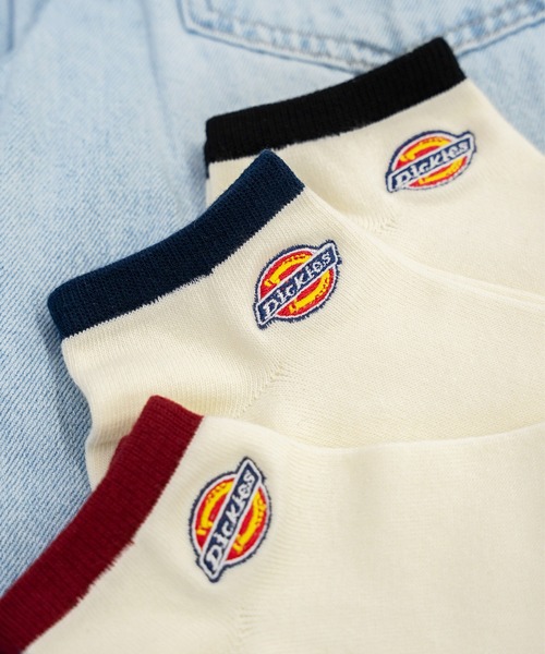 Dickies（ディッキーズ）の「【Dickies】A.3P 口ゴム切り替え/アンクル丈ソックス/3足セット/レディース（ソックス/靴下・レディース・マルチ・23cm～25cm）」の3枚目の写真