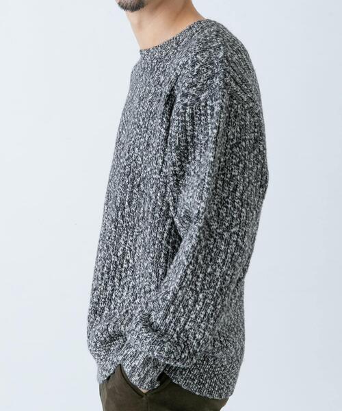 セール】『WEB限定』『XLサイズあり』スラブリブクルーネックニット