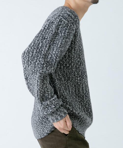 セール】『WEB限定』『XLサイズあり』スラブリブクルーネックニット