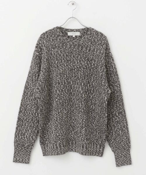 ゆ*ー様 STONE  ダークグレー リブ編みセーター L ゆ*ー様 STONE ダークグレー リブ編みセーター L ゆ*ー様 STONE