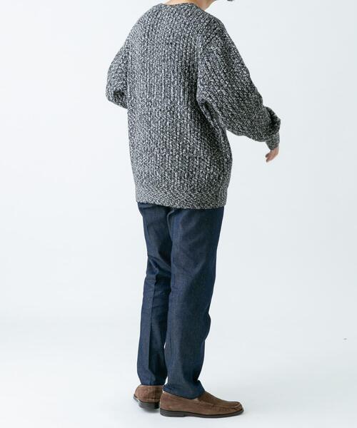 セール】『WEB限定』『XLサイズあり』スラブリブクルーネックニット