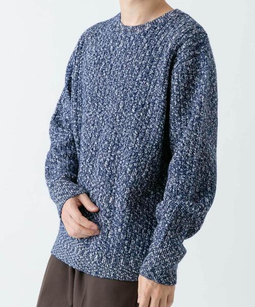 URBAN RESEARCH ROSSO MEN(アーバンリサーチロッソメン)の「『WEB限定』『XLサイズあり』スラブリブクルーネックニット(ニット/セーター・メンズ・ブラック/グレー/ネイビー/ブラウン・SMALL/MEDIUM/LARGE/X-LARGE)」の19枚目の写真