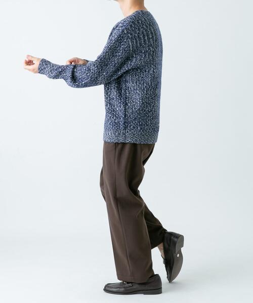 セール】『WEB限定』『XLサイズあり』スラブリブクルーネックニット