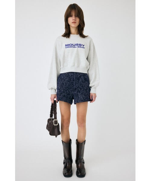 MOUSSY（マウジー）の「RHINESTONE MOUSSY POJ（スウェット