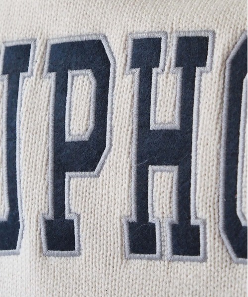 tiptop(ティップトップ)の「ラクガキ刺繍ロゴニットプルオーバー(ニット/セーター・レディース・チャコールグレー/ネイビー/アイボリー・FREE)」の21枚目の写真