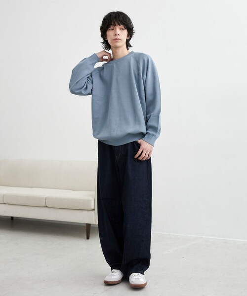 coen（コーエン）の「コンフォートニットプルオーバー（ニット/セーター・メンズ・ブラック/コバルトブルー/オフホワイト・L/M）」の15枚目の写真