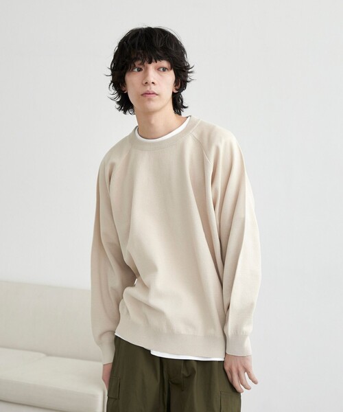 coen（コーエン）の「コンフォートニットプルオーバー（ニット/セーター・メンズ・ブラック/コバルトブルー/オフホワイト・L/M）」の16枚目の写真