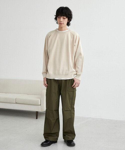 coen（コーエン）の「コンフォートニットプルオーバー（ニット/セーター・メンズ・ブラック/コバルトブルー/オフホワイト・L/M）」の17枚目の写真