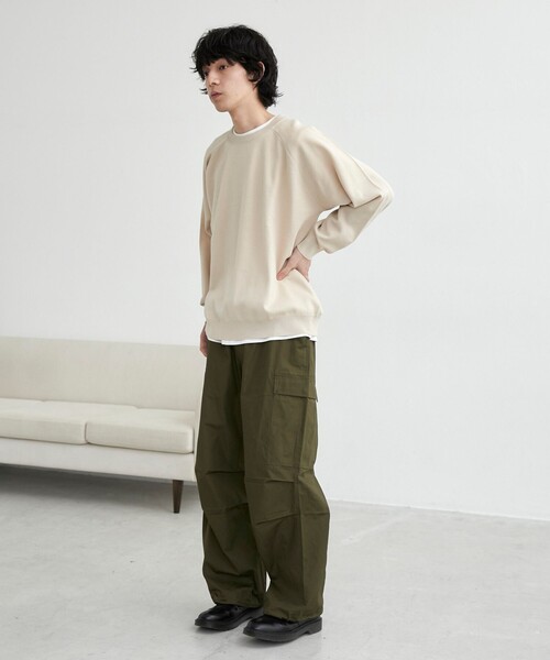 coen（コーエン）の「コンフォートニットプルオーバー（ニット/セーター・メンズ・ブラック/コバルトブルー/オフホワイト・L/M）」の21枚目の写真