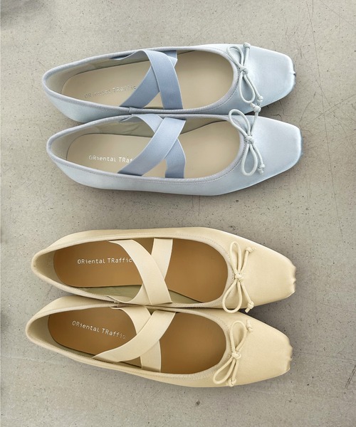 ゴムベルトサテンバレエシューズ 51113（バレエシューズ）｜ORiental