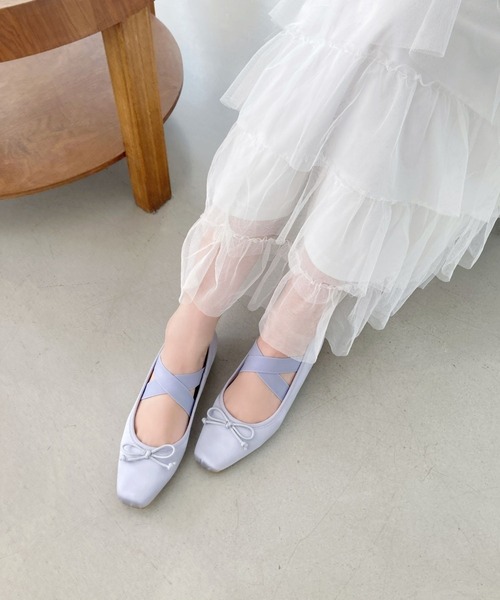 ゴムベルトサテンバレエシューズ 51113（バレエシューズ）｜ORiental