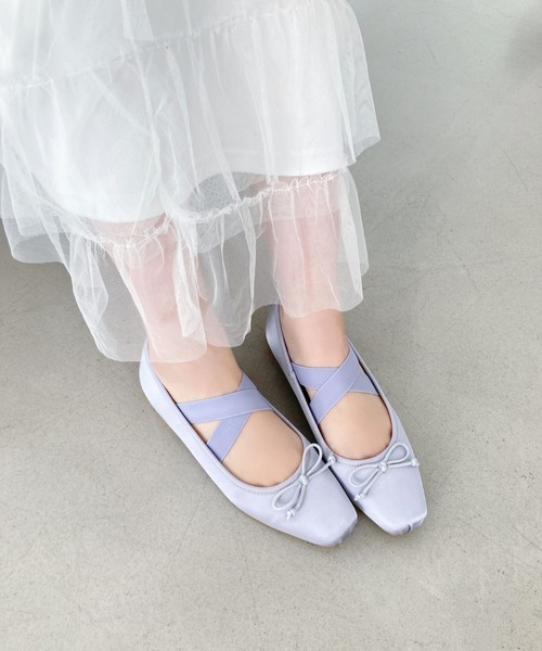 ゴムベルトサテンバレエシューズ 51113（バレエシューズ）｜ORiental