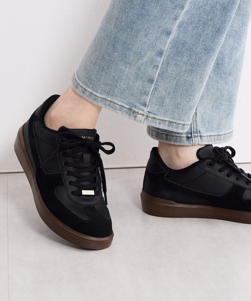 HIMIKO（ヒミコ）の「【HIMIKO】【撥水】スエードコンビコートソールスニーカー/657101（スニーカー・レディース・ブラック/ホワイト/ベージュ/グレー・22.0cm/22.5cm/23.0cm/23.5cm/24.0cm/24.5cm/25.0cm/25.5cm/26.0cm）」の5枚目の写真