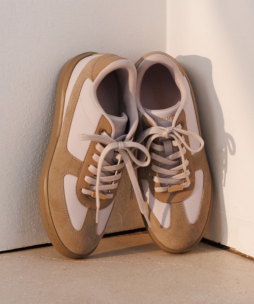 HIMIKO（ヒミコ）の「【HIMIKO】【撥水】スエードコンビコートソールスニーカー/657101（スニーカー・レディース・ブラック/ホワイト/ベージュ/グレー・22.0cm/22.5cm/23.0cm/23.5cm/24.0cm/24.5cm/25.0cm/25.5cm/26.0cm）」の9枚目の写真