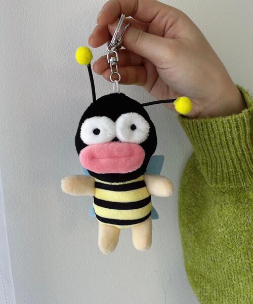 WEGO/スリムたらこみつばちぬいぐるみキーホルダー（キーホルダー