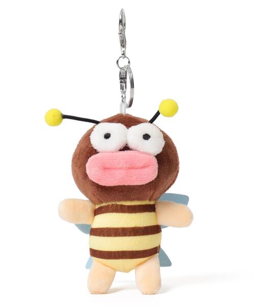 WEGO（ウィゴー）の「WEGO/スリムたらこみつばちぬいぐるみキーホルダー（キーホルダー・レディース・ブラウン/ブラック・FREE）」の9枚目の写真