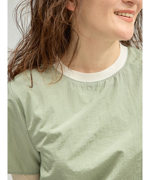 DOLLUPOOPS（ドールアップウップス）の「ミリタリーライクトップス（シャツ/ブラウス・レディース・カーキ/ホワイト・38）」の12枚目の写真