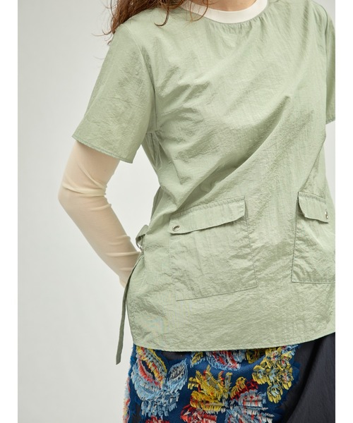 DOLLUPOOPS（ドールアップウップス）の「ミリタリーライクトップス（シャツ/ブラウス・レディース・カーキ/ホワイト・38）」の13枚目の写真