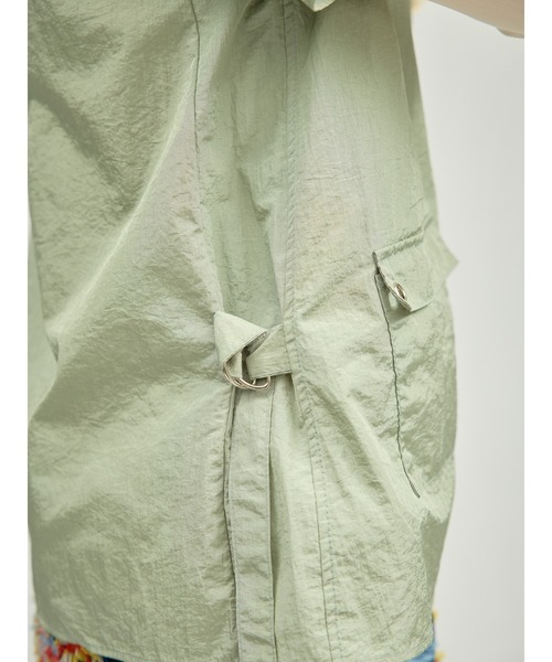 DOLLUPOOPS（ドールアップウップス）の「ミリタリーライクトップス（シャツ/ブラウス・レディース・カーキ/ホワイト・38）」の15枚目の写真