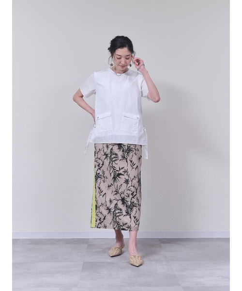 DOLLUPOOPS（ドールアップウップス）の「ミリタリーライクトップス（シャツ/ブラウス・レディース・カーキ/ホワイト・38）」の22枚目の写真