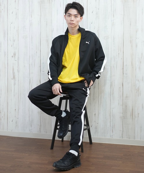 PUMA(プーマ)の「PUMA/プーマ トラックジャケット ジャージ T7 ALWAYS ON TRACK JACKET DK セットアップ対応 631858(ジャージ・メンズ・ブラック・S/L/M/XL)」の8枚目の写真