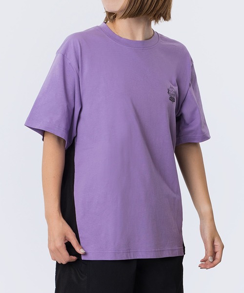 KEEN(キーン)の「NICE MINT MESH TEE / ナイス ミント メッシュ ティー / Tシャツ 半袖(Tシャツ/カットソー・レディース・パープル・M/XL/L/S)」の1枚目の写真