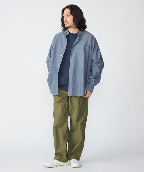 SHIPS(シップス)の「SHIPS: ベーシック ベイカー パンツ(スラックス・メンズ・オリーブ/コバルトブルー/ナチュラル・LARGE/MEDIUM/SMALL/X-LARGE)」の4枚目の写真