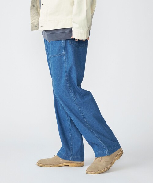 SHIPS(シップス)の「SHIPS: ベーシック ベイカー パンツ(スラックス・メンズ・オリーブ/コバルトブルー/ナチュラル・LARGE/MEDIUM/SMALL/X-LARGE)」の11枚目の写真